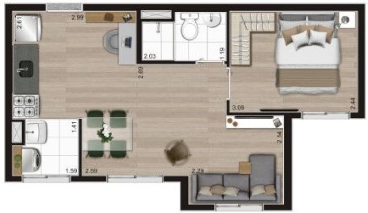 Apartamento com 2 Quartos à Venda, 36 m² em Cambuci - São Paulo