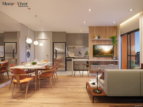 Imagem Apartamento com 2 Quartos à Venda, 52 m² em Cidade Industrial - Curitiba