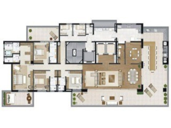 Imagem Apartamento com 4 Quartos à Venda, 407 m² em Ibirapuera - São Paulo