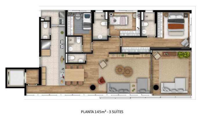 Imagem Apartamento com 3 Quartos à Venda, 145 m² em Jardim Paulista - São Paulo