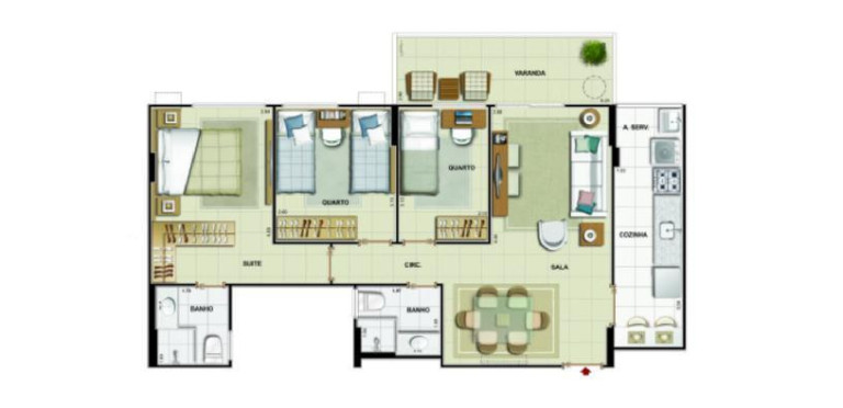 Apartamento com 4 Quartos à Venda, 161 m² em Meier - Rio De Janeiro