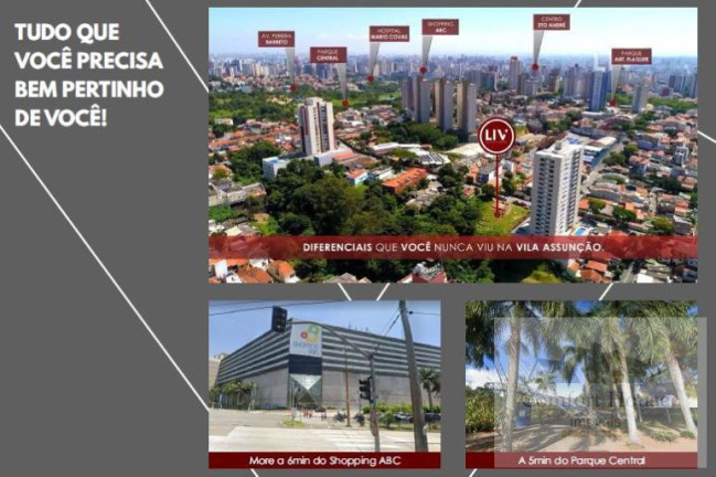 Imagem Apartamento com 2 Quartos à Venda, 40 m² em Vila Assunção - Santo André