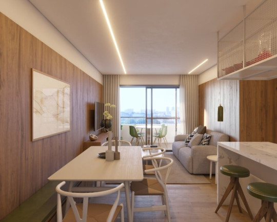 Apartamento com 3 Quartos à Venda, 69 m² em Bacacheri - Curitiba