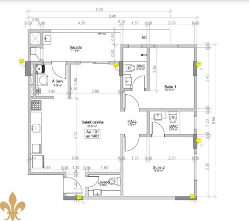 Imagem Apartamento com 2 Quartos à Venda, 83 m² em Campinas - São José