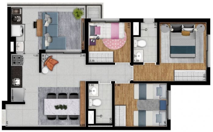Imagem Apartamento com 2 Quartos à Venda, 55 m² em Vila Clementino - São Paulo