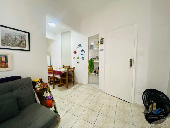 Imagem Apartamento com 1 Quarto à Venda, 35 m² em Pompéia - Santos