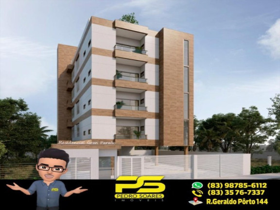 Apartamento com 3 Quartos à Venda, 59 m² em Intermares - Cabedelo