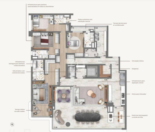 Imagem Apartamento com 4 Quartos à Venda, 251 m² em Moema - São Paulo