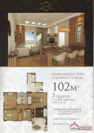 Imagem Apartamento com 3 Quartos à Venda, 102 m² em Vila Aprazível - Jacareí