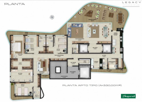 Imagem Apartamento com 4 Quartos à Venda, 330 m² em Aldeota - Fortaleza