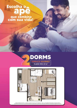 Imagem Apartamento à Venda, 37 m² em Paraíso Do Morumbi - São Paulo