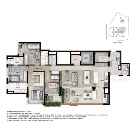 Imagem Apartamento com 4 Quartos à Venda, 157 m² em Cambuí - Campinas