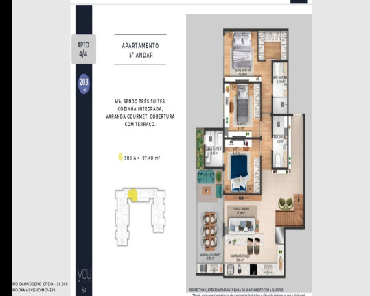 Imagem Apartamento com 2 Quartos à Venda, 68 m² em Vilas Do Atlântico - Lauro De Freitas