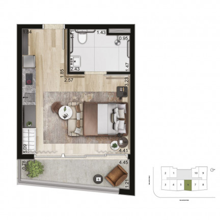 Imagem Apartamento com 2 Quartos à Venda, 59 m² em Vila Nova Conceição - São Paulo