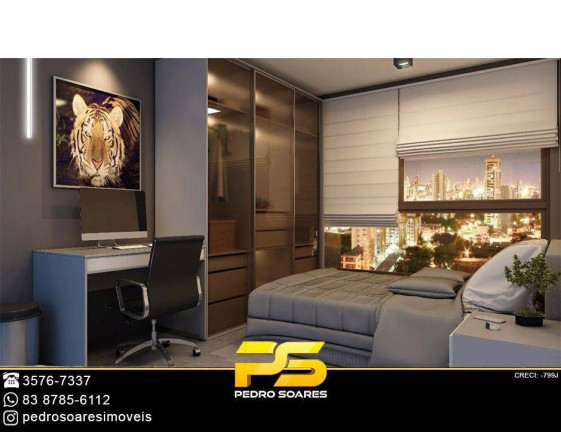 Imagem Apartamento com 2 Quartos à Venda, 33 m² em Intermares - Cabedelo