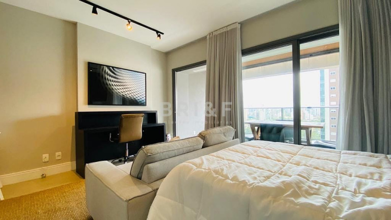 Imagem Apartamento com 1 Quarto para Alugar, 43 m² em Brooklin - São Paulo