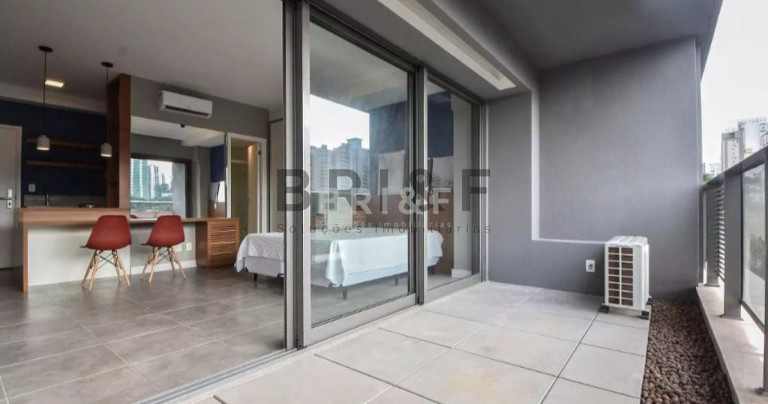 Imagem Apartamento com 1 Quarto para Alugar, 41 m² em Brooklin - São Paulo