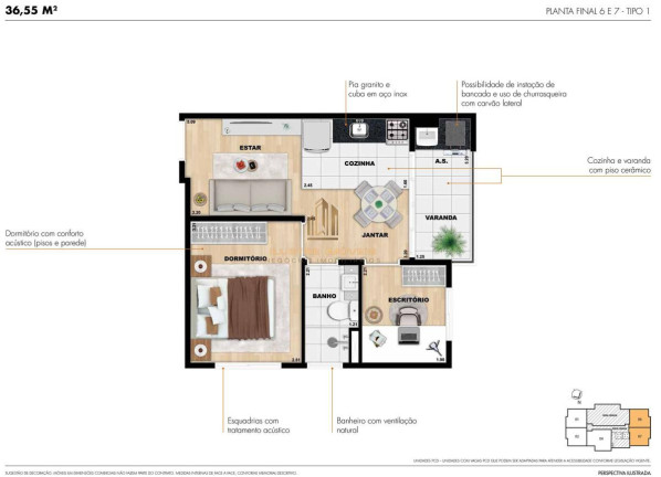 Imagem Apartamento com 2 Quartos à Venda, 36 m² em Jardim Das Flores - Osasco