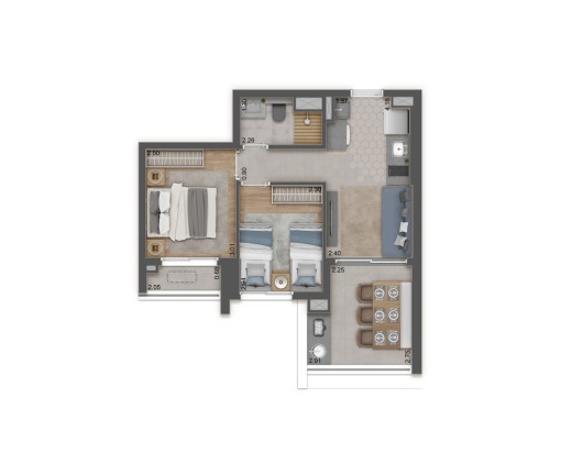 Imagem Apartamento com 2 Quartos à Venda, 49 m² em Tatuapé - São Paulo