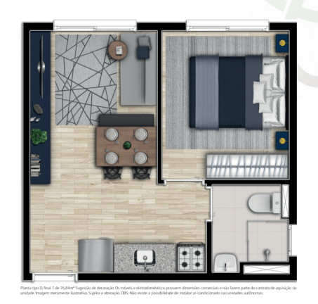 Apartamento com 2 Quartos à Venda, 37 m² em Vila Buarque - São Paulo