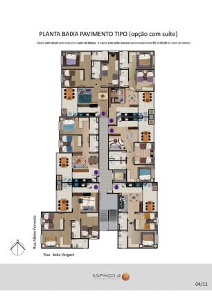 Imagem Apartamento com 2 Quartos à Venda, 55 m² em Cruzeiro - Caxias Do Sul