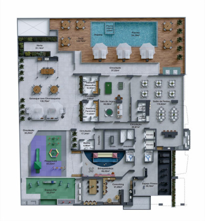 Imagem Apartamento com 3 Quartos à Venda, 125 m² em Centro - Criciúma