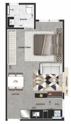 Apartamento com 1 Quarto à Venda, 23 m² em Parada Inglesa - São Paulo