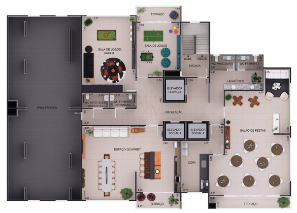 Imagem Apartamento com 3 Quartos à Venda, 146 m² em Aparecida - Santos