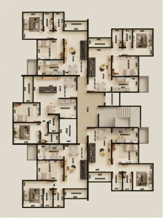 Imagem Apartamento com 2 Quartos à Venda, 57 m² em Santa Branca - Belo Horizonte