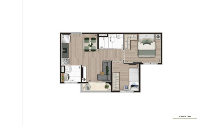Imagem Apartamento com 2 Quartos à Venda, 39 m² em Vila Das Belezas - São Paulo