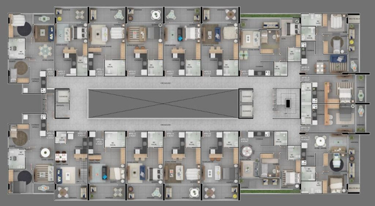 Imagem Apartamento com 1 Quarto à Venda, 44 m² em Bessa - João Pessoa