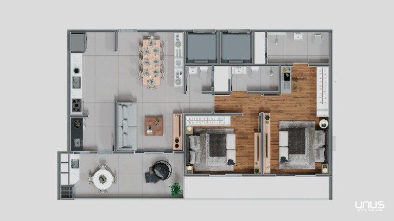 Imagem Apartamento com 2 Quartos à Venda, 130 m² em Barreiros - São José