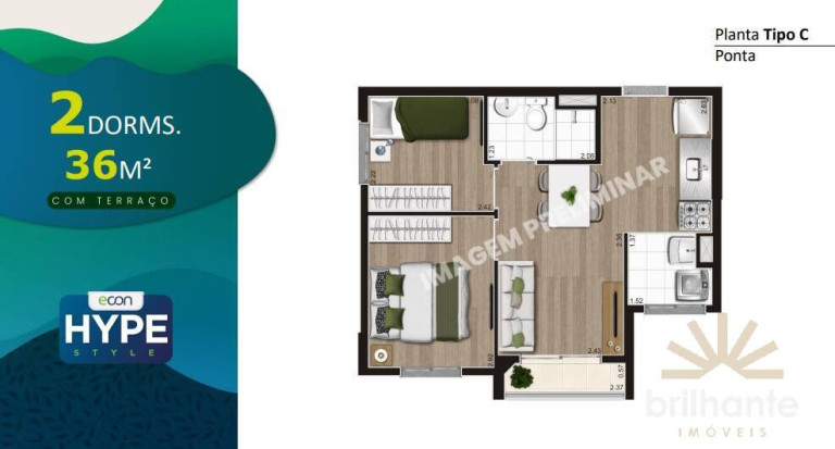 Imagem Apartamento com 1 Quarto à Venda, 30 m² em Vila Leopoldina - São Paulo