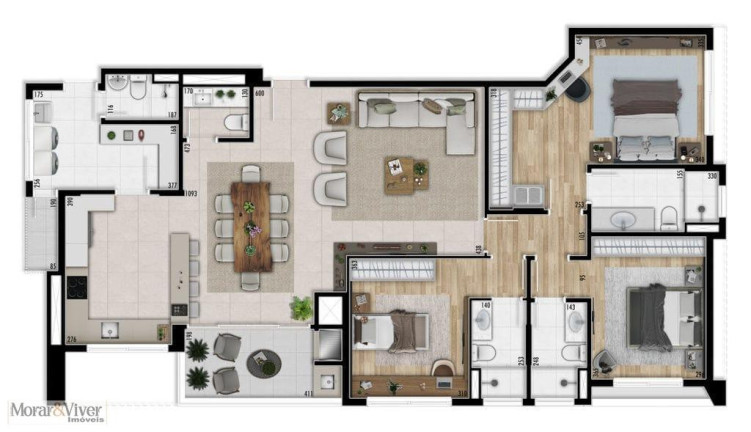 Imagem Apartamento com 3 Quartos à Venda, 150 m² em Alto Da Rua Xv - Curitiba