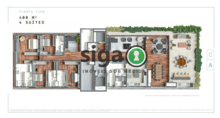 Imagem Apartamento com 4 Quartos à Venda, 400 m² em Jardim Guedala - São Paulo