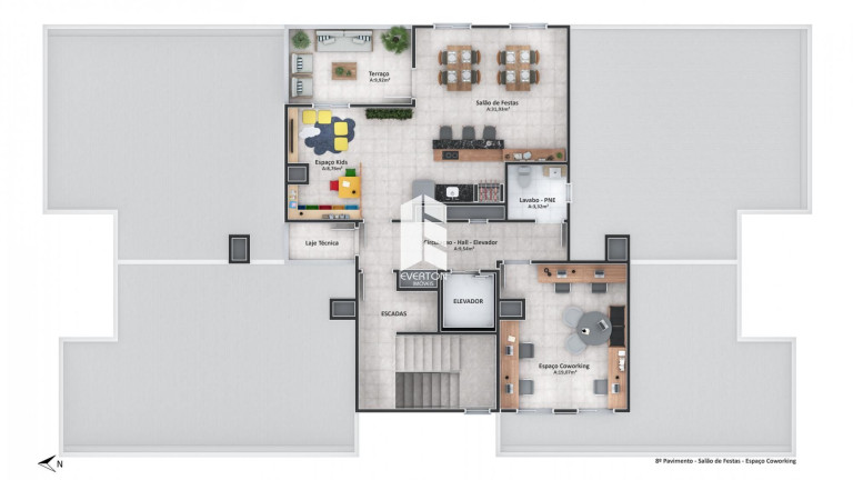 Imagem Apartamento com 2 Quartos à Venda, 60 m² em São José - Santa Maria