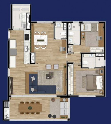 Imagem Apartamento com 3 Quartos à Venda, 116 m² em Mooca - São Paulo