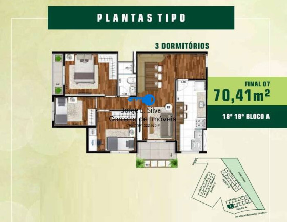 Imagem Apartamento com 1 Quarto à Venda, 49 m² em Jardim Tupanci - Barueri