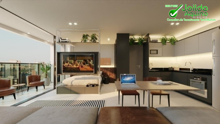 Apartamento com 1 Quarto à Venda, 37 m² em Aldeota - Fortaleza