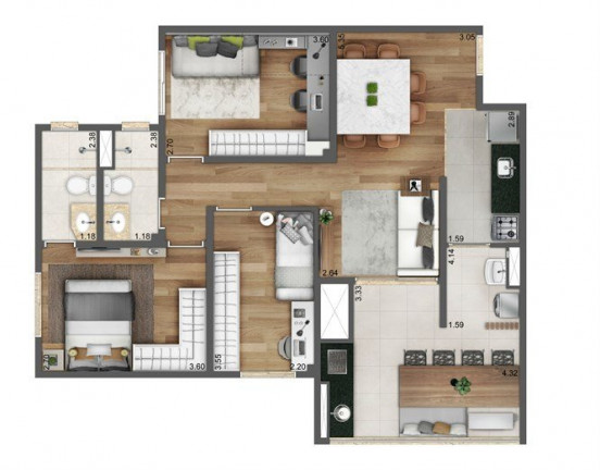 Apartamento com 3 Quartos à Venda, 80 m² em Santana - São Paulo