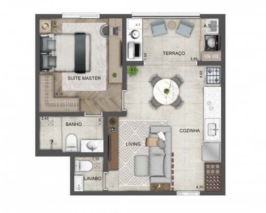 Imagem Apartamento com 2 Quartos à Venda, 154 m² em Butantã - São Paulo