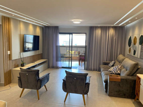 Imagem Apartamento com 3 Quartos à Venda, 145 m² em Guilhermina - Praia Grande