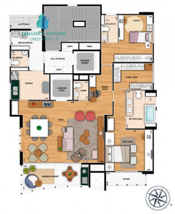 Imagem Apartamento com 3 Quartos à Venda, 145 m² em Cambuí - Campinas