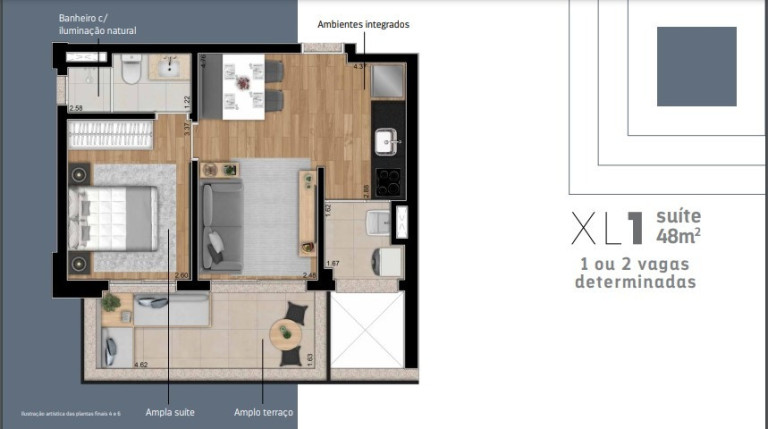 Imagem Apartamento com 1 Quarto à Venda, 49 m² em Pinheiros - São Paulo