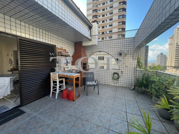 Imagem Cobertura com 3 Quartos para Alugar, 200 m² em Astúrias - Guarujá
