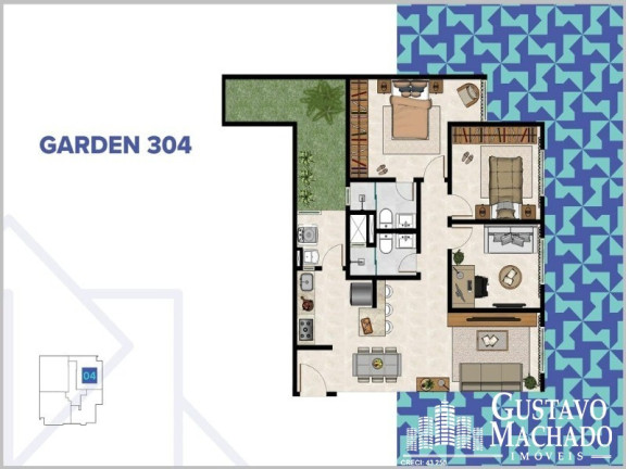 Imagem Apartamento com 2 Quartos à Venda, 67 m² em Jardim Belvedere - Volta Redonda