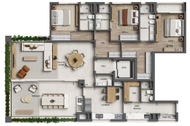 Imagem Apartamento com 3 Quartos à Venda, 173 m² em Moema - São Paulo