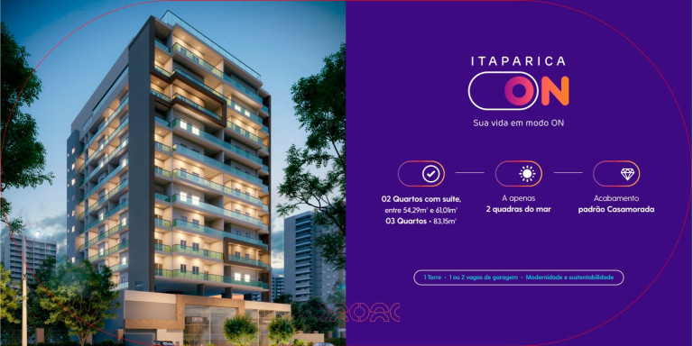 Imagem Apartamento com 2 Quartos à Venda, 54 m² em Itaparica - Vila Velha