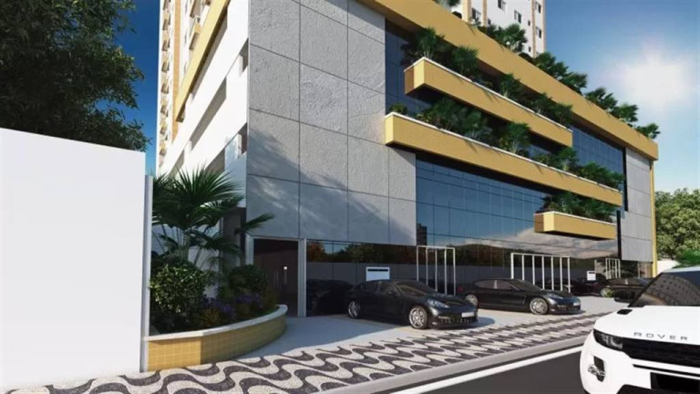 Imagem Apartamento com 2 Quartos à Venda, 44 m² em Parque São Vicente - São Vicente