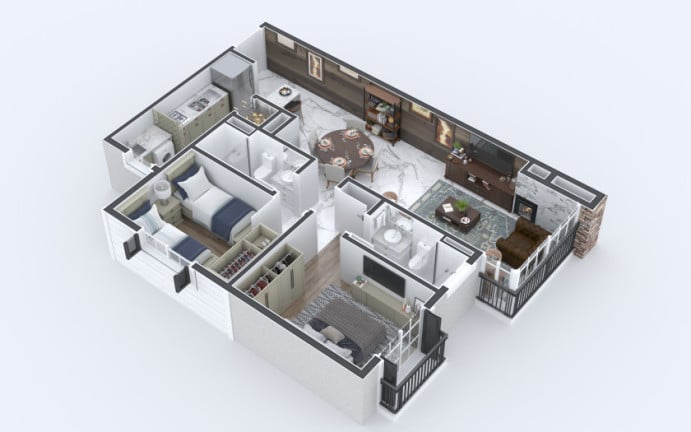 Imagem Apartamento com 2 Quartos à Venda, 75 m² em Centro - Gramado